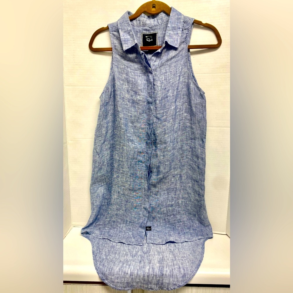 Rails Sleeveless Dress 100% Linen